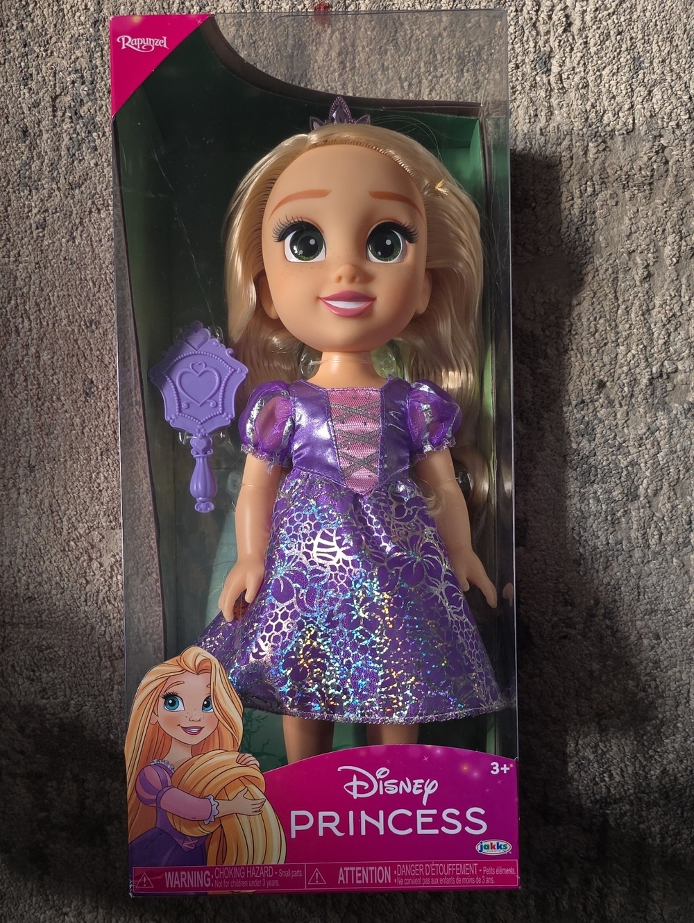Disney Rapunzel Doll in Shimmering Purple Gown